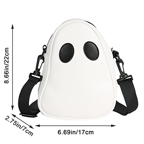 Kawaii Ghost Crossbody Bag for Women Men, Funny Purse, Cute Candy Bag, Novelty Crossbody Bags Shoulder Bag, Devil Phone Bag