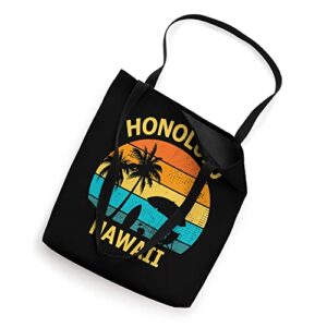 Travel Honolulu Hawaii Vacation Souvenir Hawaiian Tote Bag