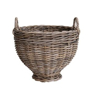 creative co-op woven rattan storage, natural basket
