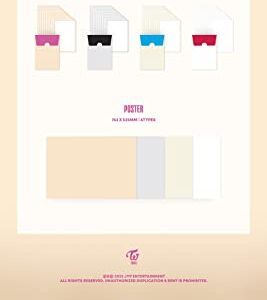 Dreamus TWICE - BETWEEN 1&2 11th Mini Album+Pre-Order Benefit+Folded Poster (Cryptography ver.), JYPK1452