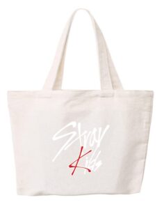kpop merchandise canvas shoulder bag, hobo crossbody handbag casual tote bag for girls women gifts（q）