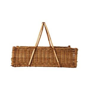 Creative Co-Op Decorative Rattan Hanging, Natural Basket