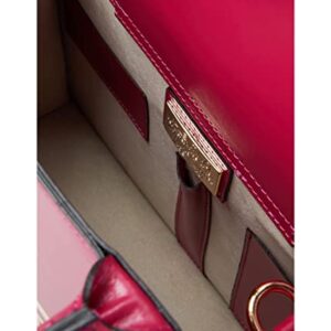 Valentino Bags by Mario Valentino Victoria Lavoro Gold Beetroot One Size