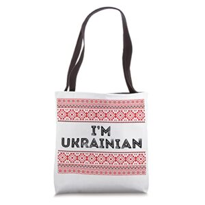 i’m ukrainian stand with ukraine tote bag