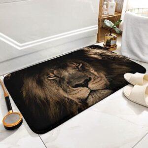 Ferocious Lion Super Soft Coral Velvet Area Rug Modern Indoor Rugs,Bedroom Carpets,Home Decor Rugs16 x24