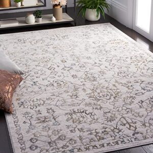 safavieh bel air collection 6’7″ square beige/grey bla234b oriental shabby chic area rug