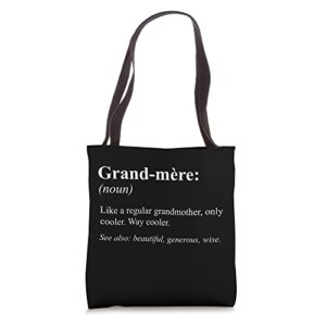 Funny Grandmother Definition Design - Grand-mère Tote Bag
