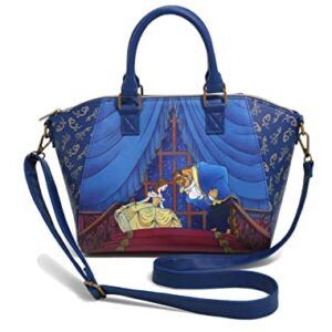 Loungefly Disney Beauty And The Beast Staircase Satchel Bag