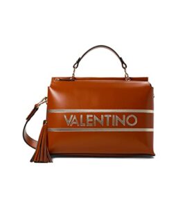 valentino bags by mario valentino bridget lavoro gold brick red one size