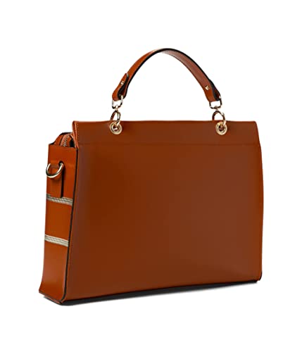 Valentino Bags by Mario Valentino Bridget Lavoro Gold Brick Red One Size