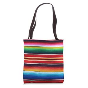 mexican sarape, sarape shirt, latino art, sarape t-shirt art tote bag