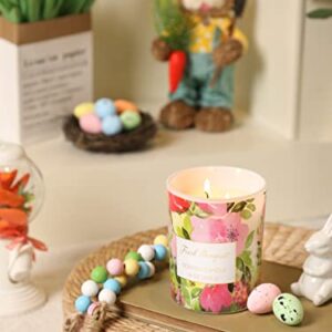 Spring Candle Gardenias Scented Large Candle Gift 2 Wick, 14oz