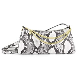 Zac Posen Posen Zip Top Shoulder Bag, Multi White Black