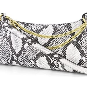 Zac Posen Posen Zip Top Shoulder Bag, Multi White Black