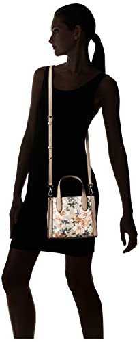 Nine West Candance Mini Tote Crossbody Monterose Logo Floral One Size