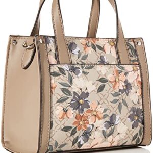 Nine West Candance Mini Tote Crossbody Monterose Logo Floral One Size