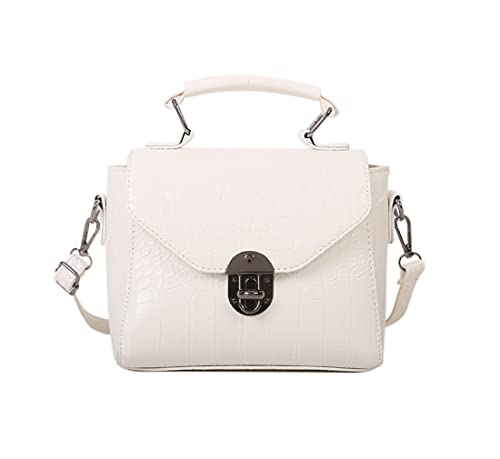 Purses and Handbags for Women Hobo Bags Women Tote Bags Leather Crossbody Shoulder Bags (White)