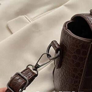Purses and Handbags for Women Hobo Bags Women Tote Bags Leather Crossbody Shoulder Bags (Dark Brown)