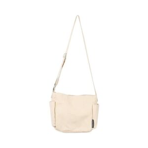 mudono small hobo bag for girls canvas crossbody purse causal messenger shoulder bag mini lightweight everyday satchel
