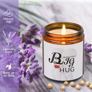 Mothers Day Gifts for Mom from Daughter,Candles Gifts for Women,Thinking of You Gifts for Women Candles for Home Scented-Hug Candle,Best Friend Birthday Gifts for Mothers Sister Men Coworker