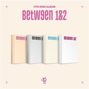 dreamus twice between 1&2 11th mini album cd+poster+folding poster on pack+photobook+polaroid+postcard+sticker+photocard+heart glass+tracking sealed (cryptography version)