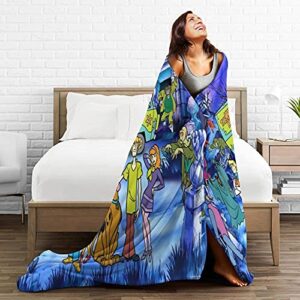 Cartoon Blanket, 50"x40" Ultra-Soft Flannel Throw Blanket ,Teens Adults Birthday Gifts Blanket for Couch Sofa Bed -1