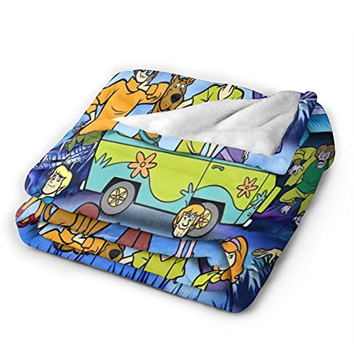 Cartoon Blanket, 50"x40" Ultra-Soft Flannel Throw Blanket ,Teens Adults Birthday Gifts Blanket for Couch Sofa Bed -1