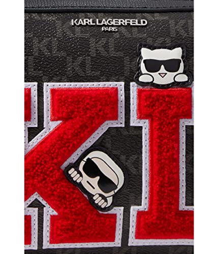 Karl Lagerfeld Paris Maybelle Crossbody Black Logo Combo One Size