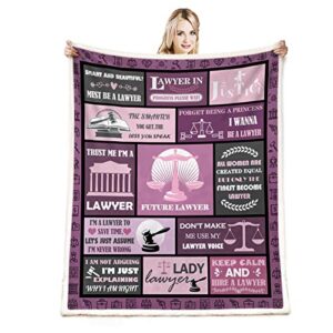 cyrekud lawyer gifts for women blanket,lawyer school gifts throw blanket,gifts for lawyer blanket,lawyer gifts for lawyer graduation students,lawyer blanket for christmas sofa lawyer decor 50x 60