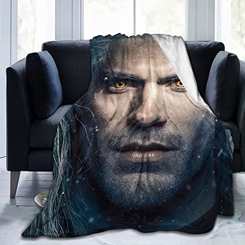 Henry Cavill Blanket Ultra-Soft Micro Fleece Lightweight Warm Throw Blanket Suitable for Bedrooms Sofa and Travel Air Conditioning