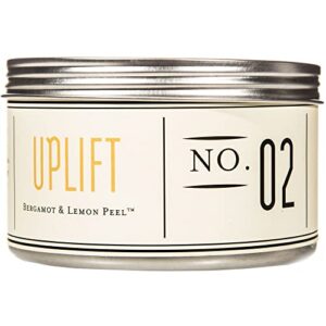 no. 2 uplift bergamot & lemon peel aromatherapy candle, 11 ounces