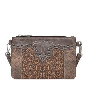 montana west embossed collection crossbody bag western purses for women mw1099-181cf