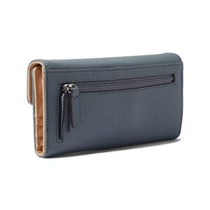 Nine West Verna Check Wallet Slate One Size