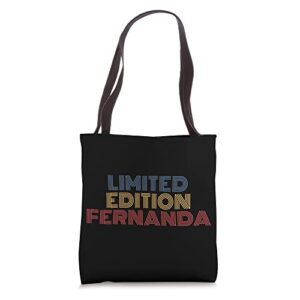 fernanda limited editon personalized name funny tote bag