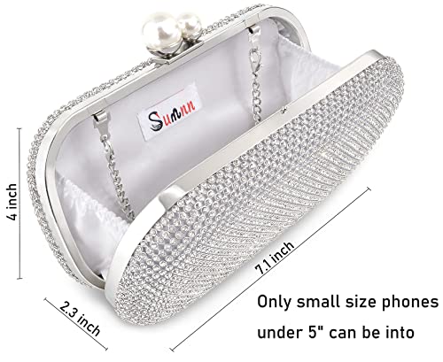 Sumnn Crystal Evening Clutch Woman Evening Bag For Party and wedding