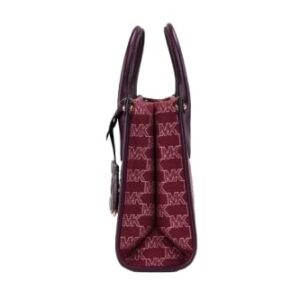 Michael Kors Mirella Logo Tote Crossbody Bag size Small (Mulberry Multi)