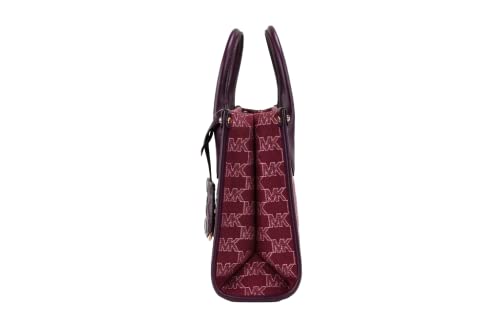 Michael Kors Mirella Logo Tote Crossbody Bag size Small (Mulberry Multi)