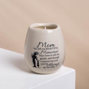 Mom Memorial Candle| Memorial Gift Sympathy Gift for Daughter Loss of Mother| in Loving Memory of Mother in Heaven, Daughter Remembers Mother Soy Wax Candle Jar TNC2