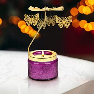 HADM Mothers Day Gifts Butterfly Gifts for Women Rotating Scented Candles Set Romantic Gifts Unique Candle Gifts Birthday Anniversary Valentines Day Gifts for Her,Him,Friends,Mom and Wife