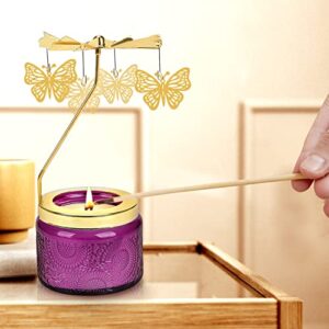 HADM Mothers Day Gifts Butterfly Gifts for Women Rotating Scented Candles Set Romantic Gifts Unique Candle Gifts Birthday Anniversary Valentines Day Gifts for Her,Him,Friends,Mom and Wife