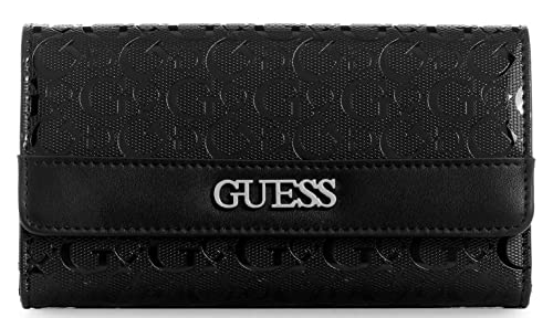 GUESS Factory Women's Ellison Slim Clutch Wallet Black