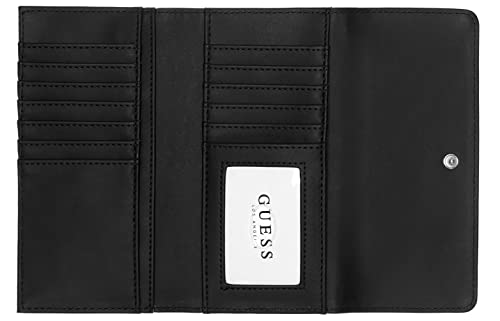 GUESS Factory Women's Ellison Slim Clutch Wallet Black