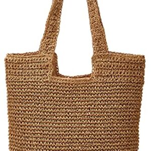 Straw Tote Bag Purses for Women Straw Beach Bag Women Summer Handwoven Tote Bags Shoulder Handbags