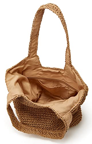 Straw Tote Bag Purses for Women Straw Beach Bag Women Summer Handwoven Tote Bags Shoulder Handbags