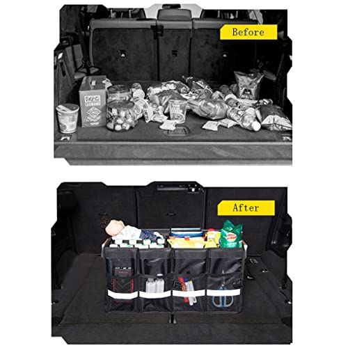 SNWUD LSZ Car Boot Storage 2 Pcs Car Boot Organiser Car Trunk Storage Organizer Car Supplies Car Boot Storage