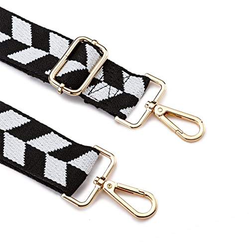 Purse Strap Replacement Canvas Crossbody Shoulder Strap for for Bags Messenger Bag Small Pochette Adjustable Handbags Straps