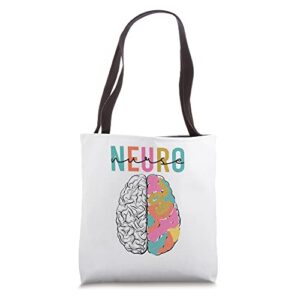 neurosurgery neurology neuro tech trauma icu stroke nurse tote bag
