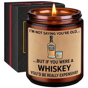 gspy scented candles – funny birthday gifts for men, old man, women – 30th, 40th, 50th, 60th, 70th, 80th, 90th birthday gifts for him, best friend, dad, husband, brother, uncle – mens bday gift ideas