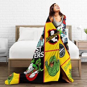 Ghost-Busters Blankets Throw Blankets, Super Soft Fuzzy Lightweight Luxurious Cozy Warm Fluffy Plush Microfiber Blanket for Bed Couch Living Room