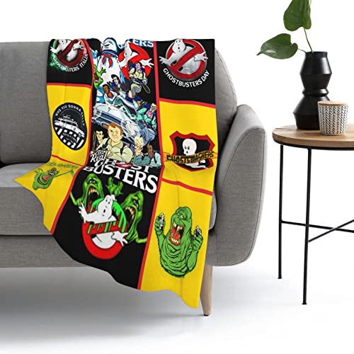 Ghost-Busters Blankets Throw Blankets, Super Soft Fuzzy Lightweight Luxurious Cozy Warm Fluffy Plush Microfiber Blanket for Bed Couch Living Room